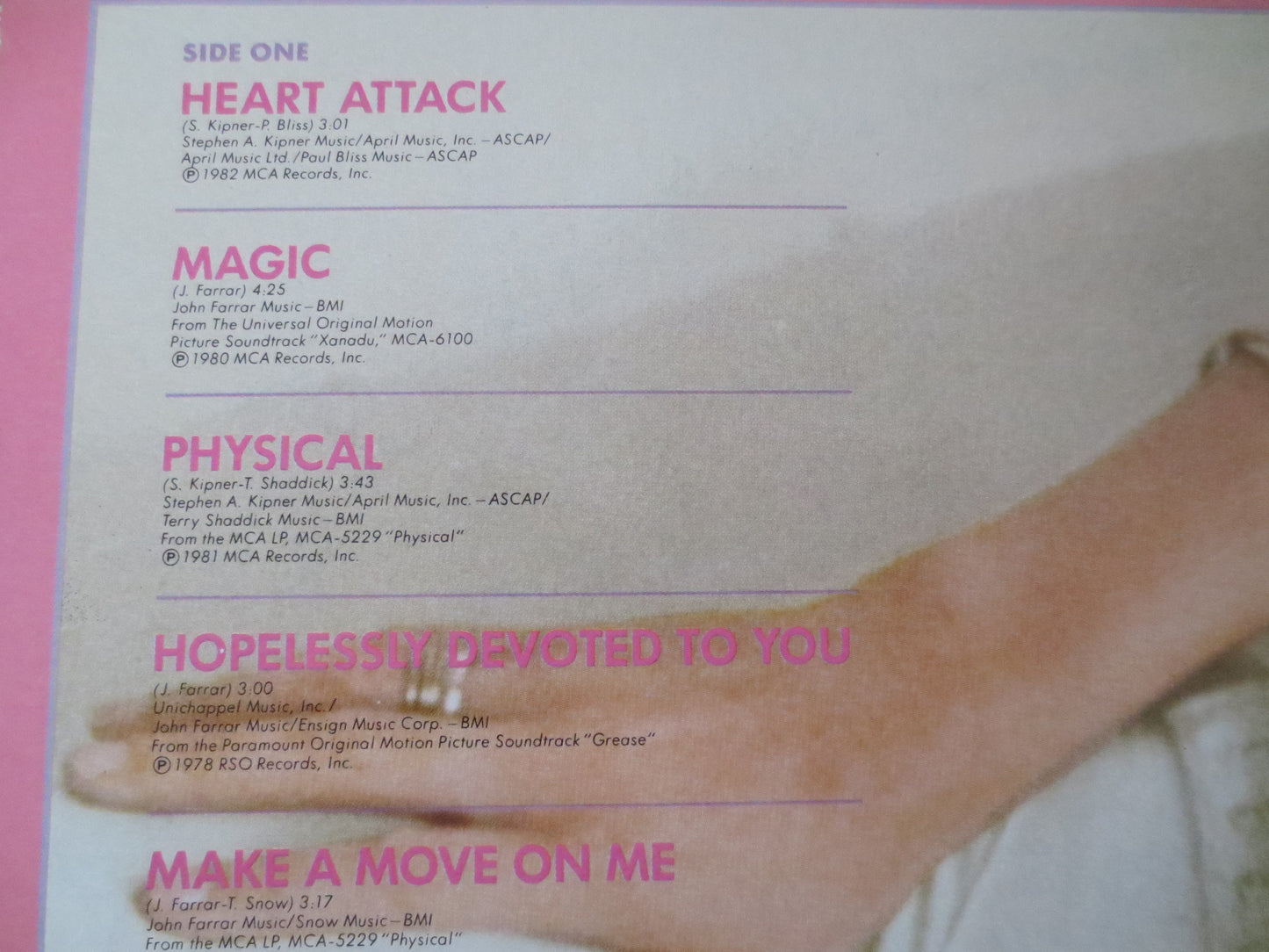 OLIVIA NEWTON JOHN, Greatest Hits, Vol 2, Pop Record, Vintage Vinyl, Record Vinyl, Records, Vinyl Record, Lps, 1982 Records