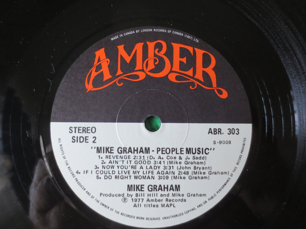 MIKE GRAHAM, People MUSIC, Mike Graham Records, Mike Graham Albums, Mike Graham lps, Record Vinyl, Records, 1977 Records