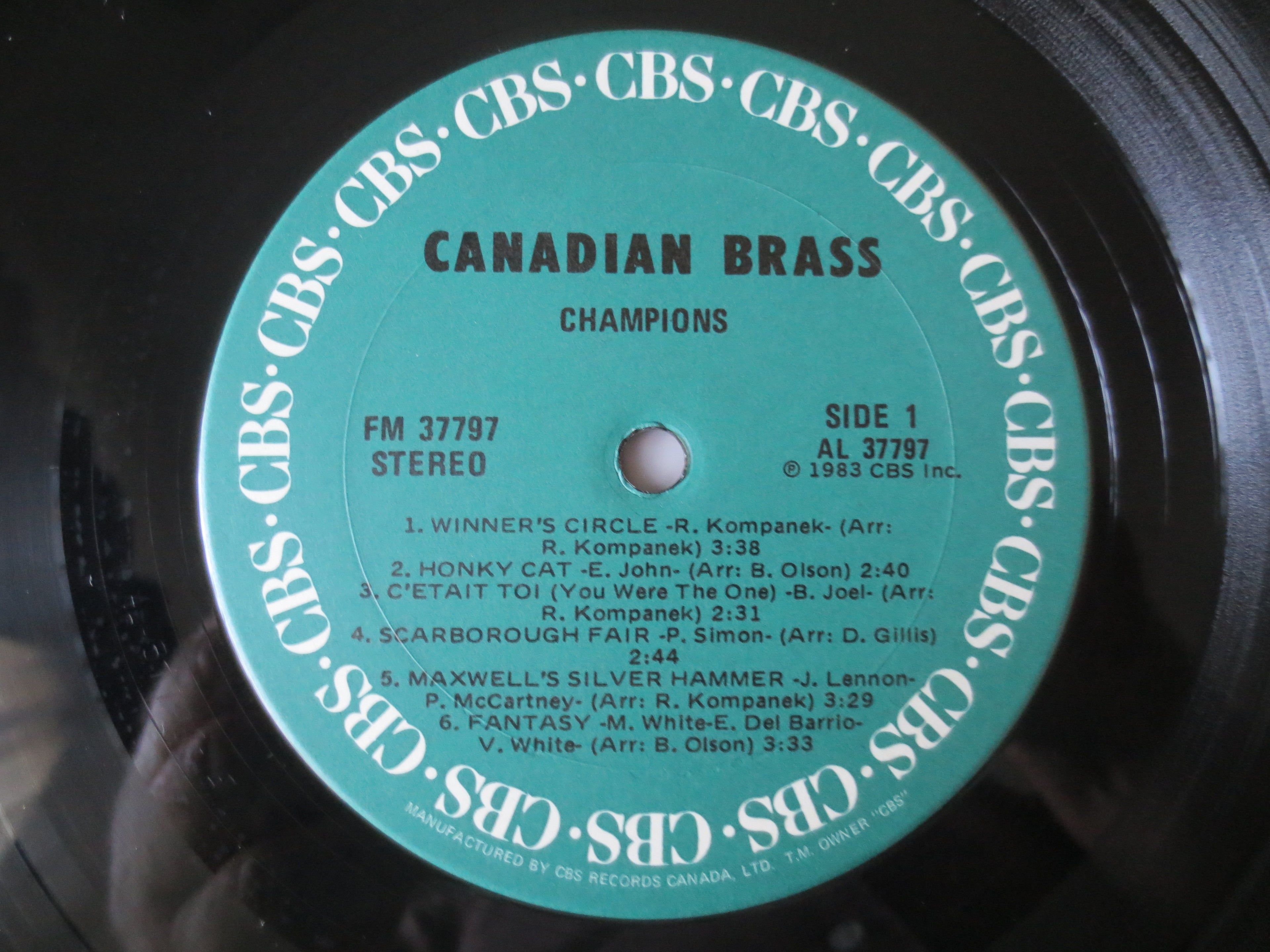 Canadian Brass – Champions (1983) [Vinyl LP]