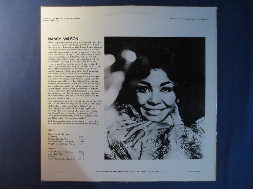 Nancy Wilson – Goin' Out of My Head (1972) Vinyl LP