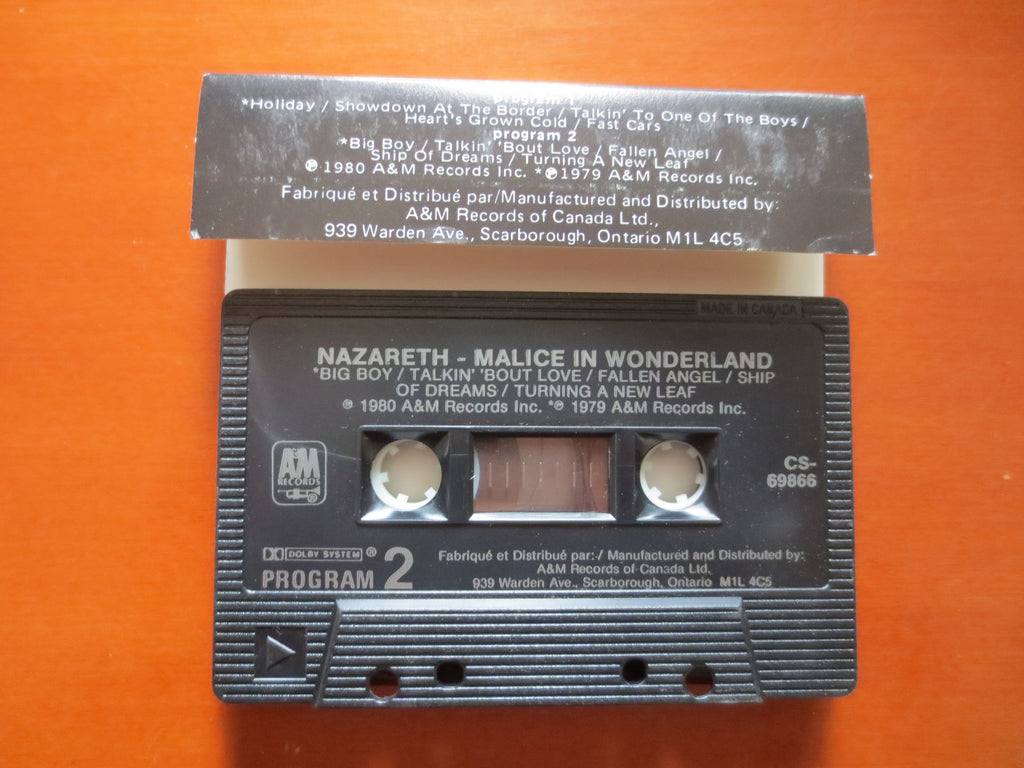 Nazareth – Malice in Wonderland (1980) Cassette