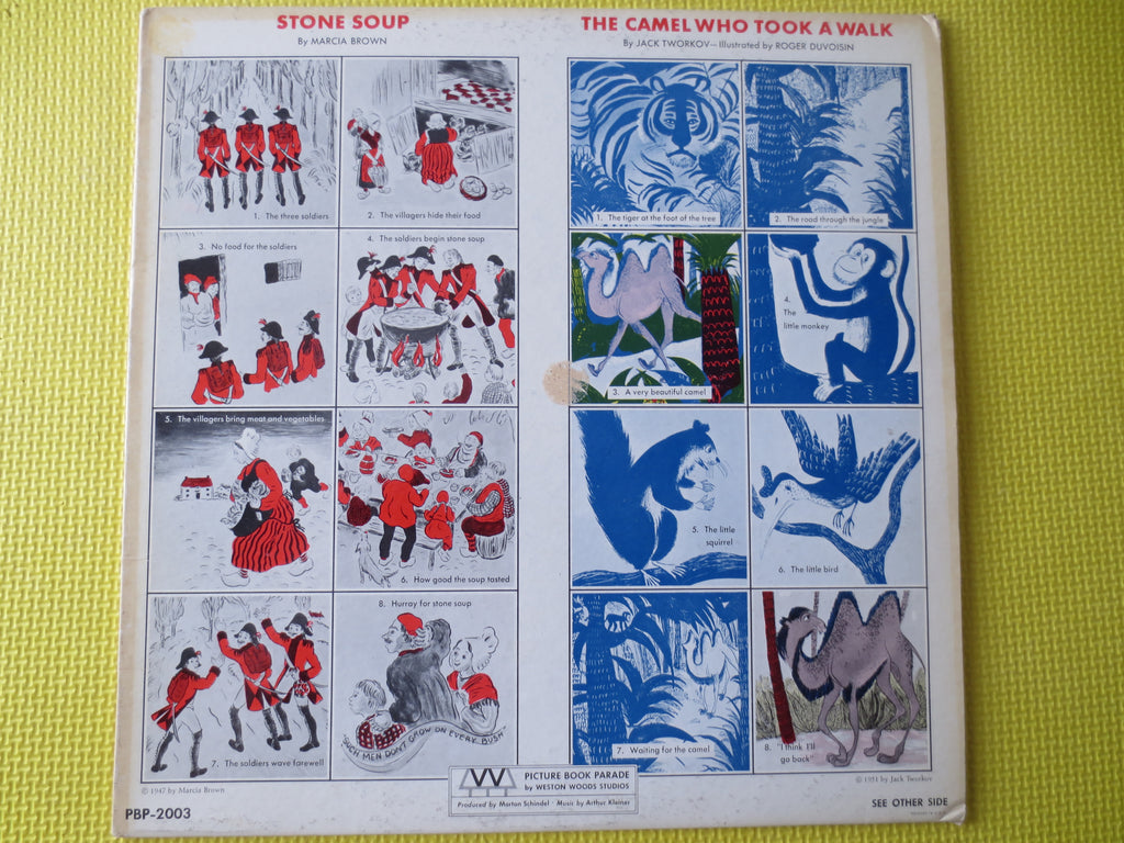 Picture Book Parade: Stone Soup / Lentil – Children's Vinyl LP (1961)