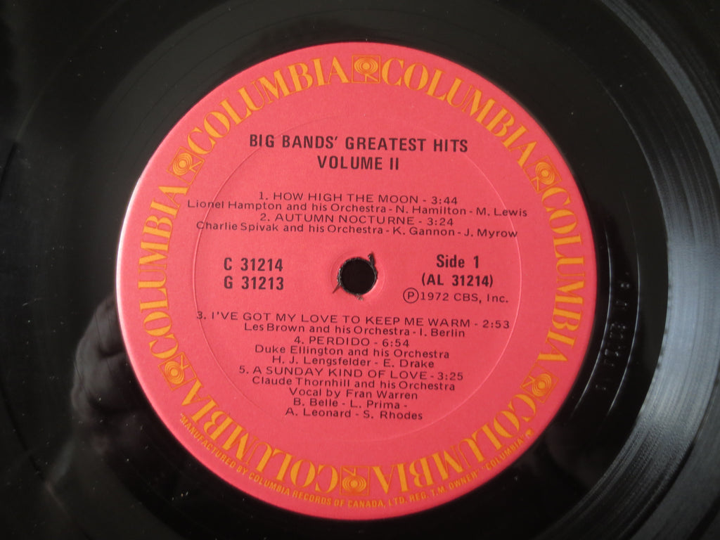 Various Artists – Big Bands Greatest Hits Volume 2 (1972) Double Vinyl LP