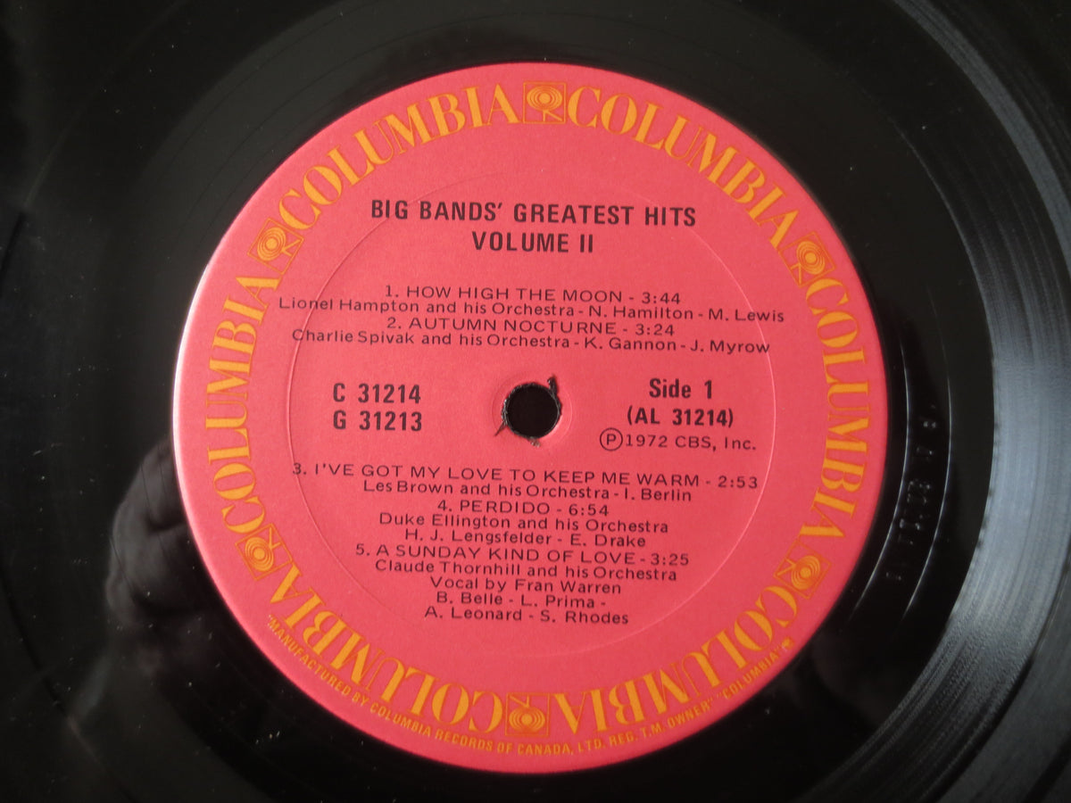 Various Artists – Big Bands Greatest Hits Volume 2 (1972) Double Vinyl LP
