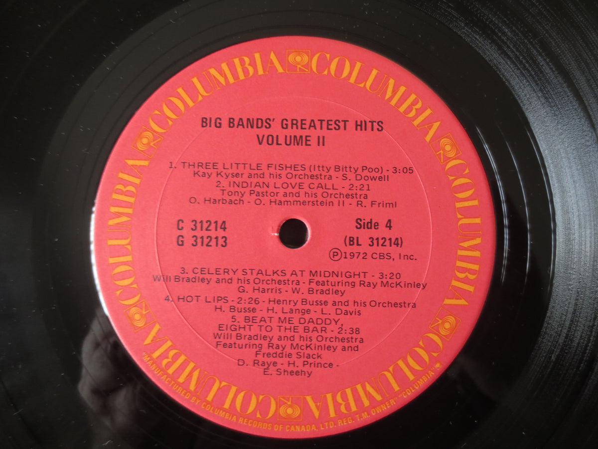 Various Artists – Big Bands Greatest Hits Volume 2 (1972) Double Vinyl LP