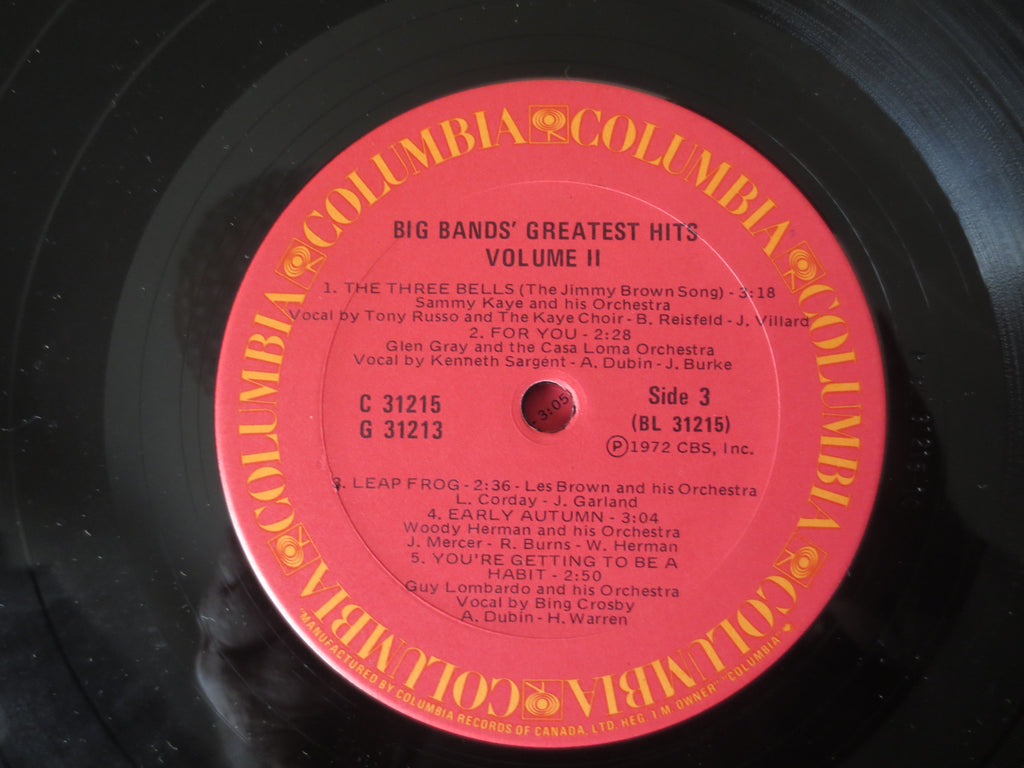 Various Artists – Big Bands Greatest Hits Volume 2 (1972) Double Vinyl LP