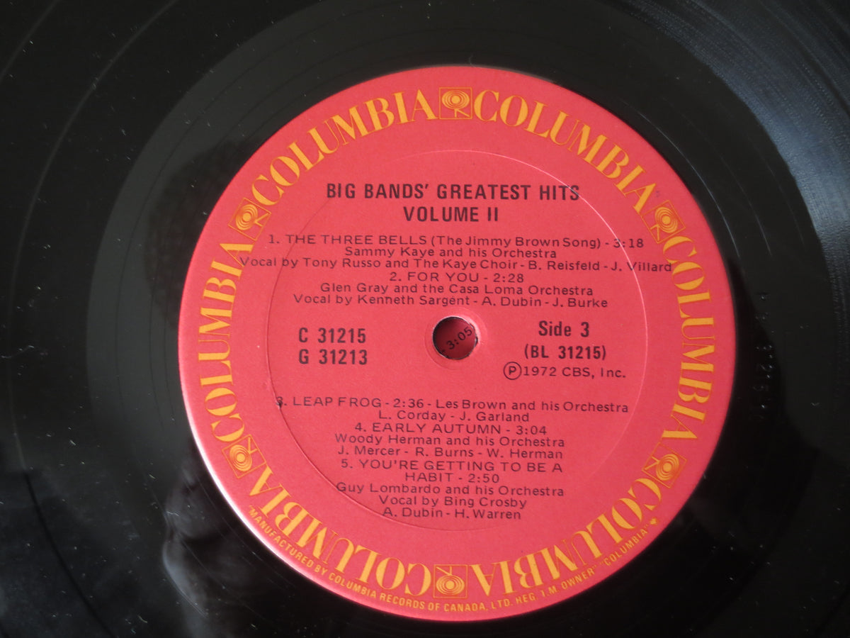 Various Artists – Big Bands Greatest Hits Volume 2 (1972) Double Vinyl LP