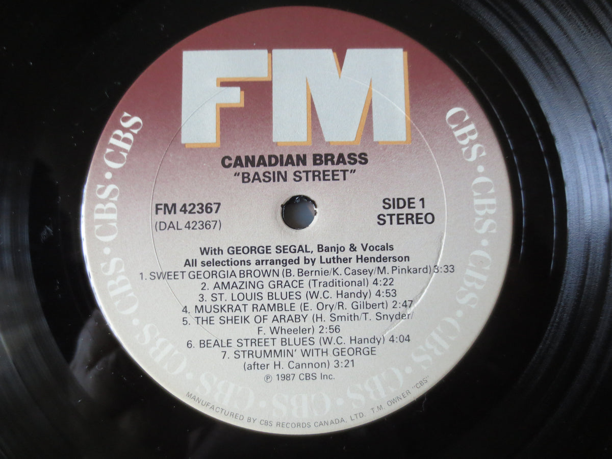 Canadian Brass – Basin Street (1986) Vinyl LP