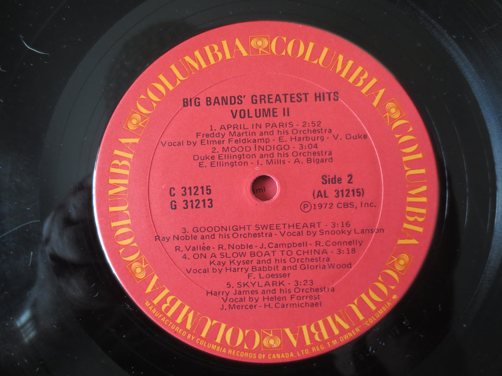 Various Artists – Big Bands Greatest Hits Volume 2 (1972) Double Vinyl LP