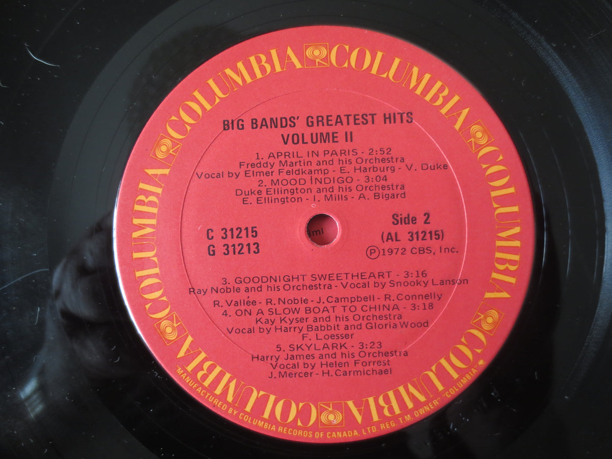 Various Artists – Big Bands Greatest Hits Volume 2 (1972) Double Vinyl LP