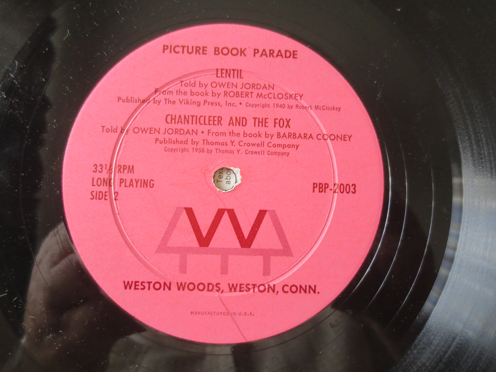 Picture Book Parade: Stone Soup / Lentil – Children's Vinyl LP (1961)