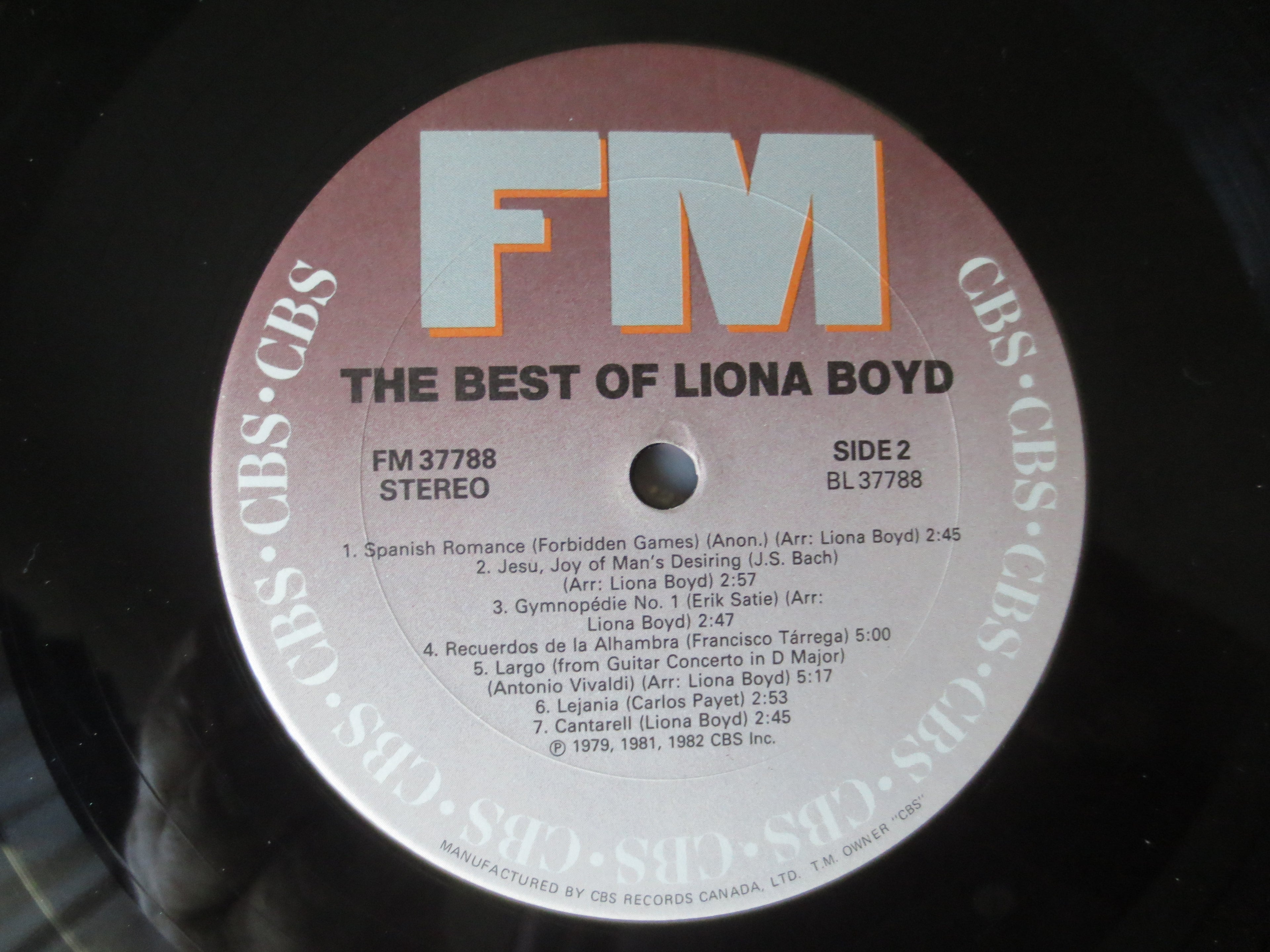 Liona Boyd – The Best of Liona Boyd (1982) Vinyl LP