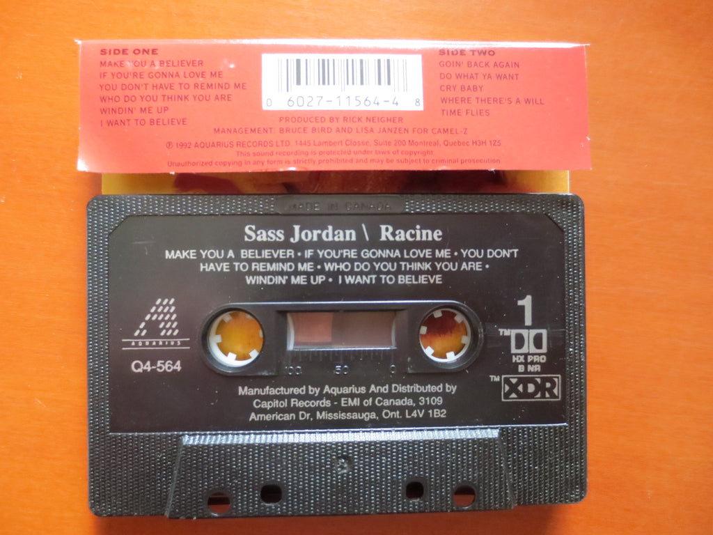 Sass Jordan – Racine (1992) Cassette