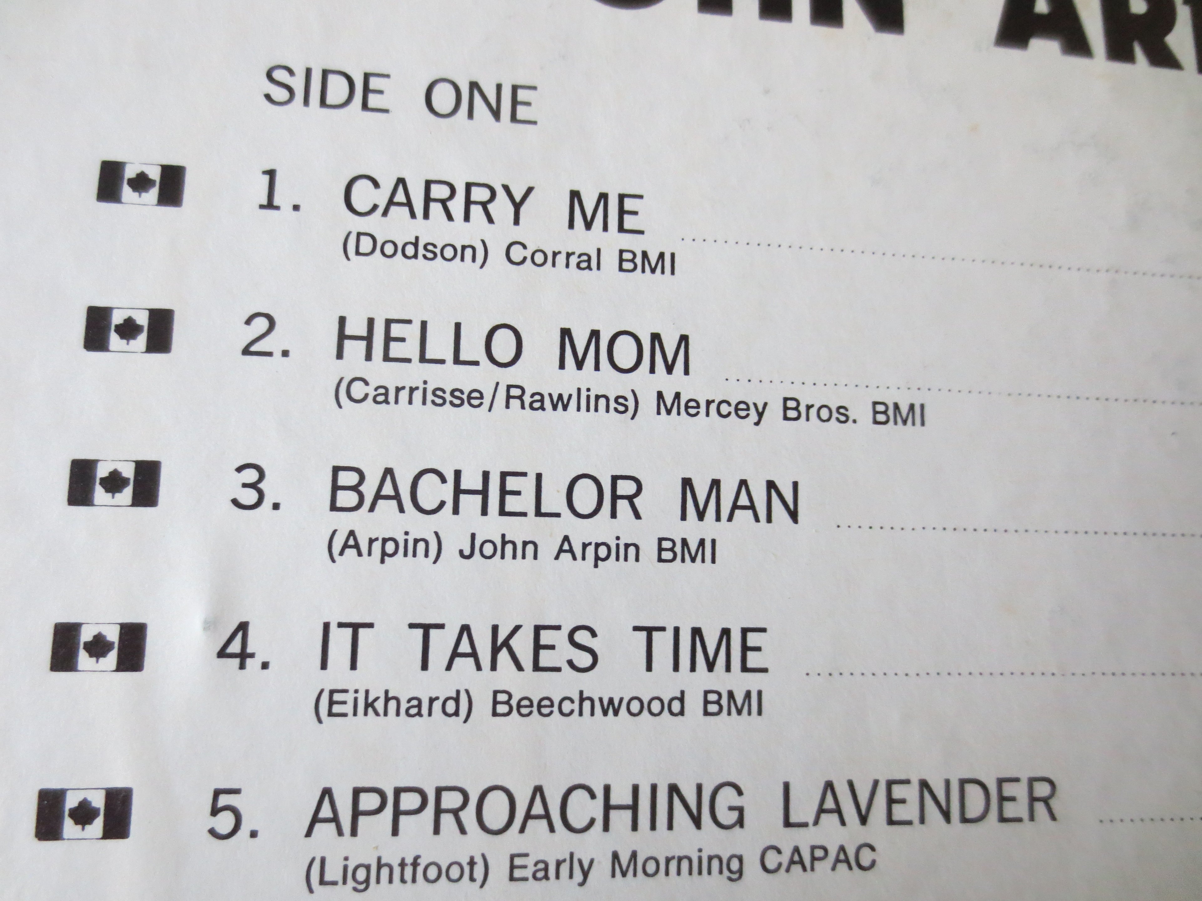 John Arpin – The Piano of John Arpin (1971) Vinyl LP