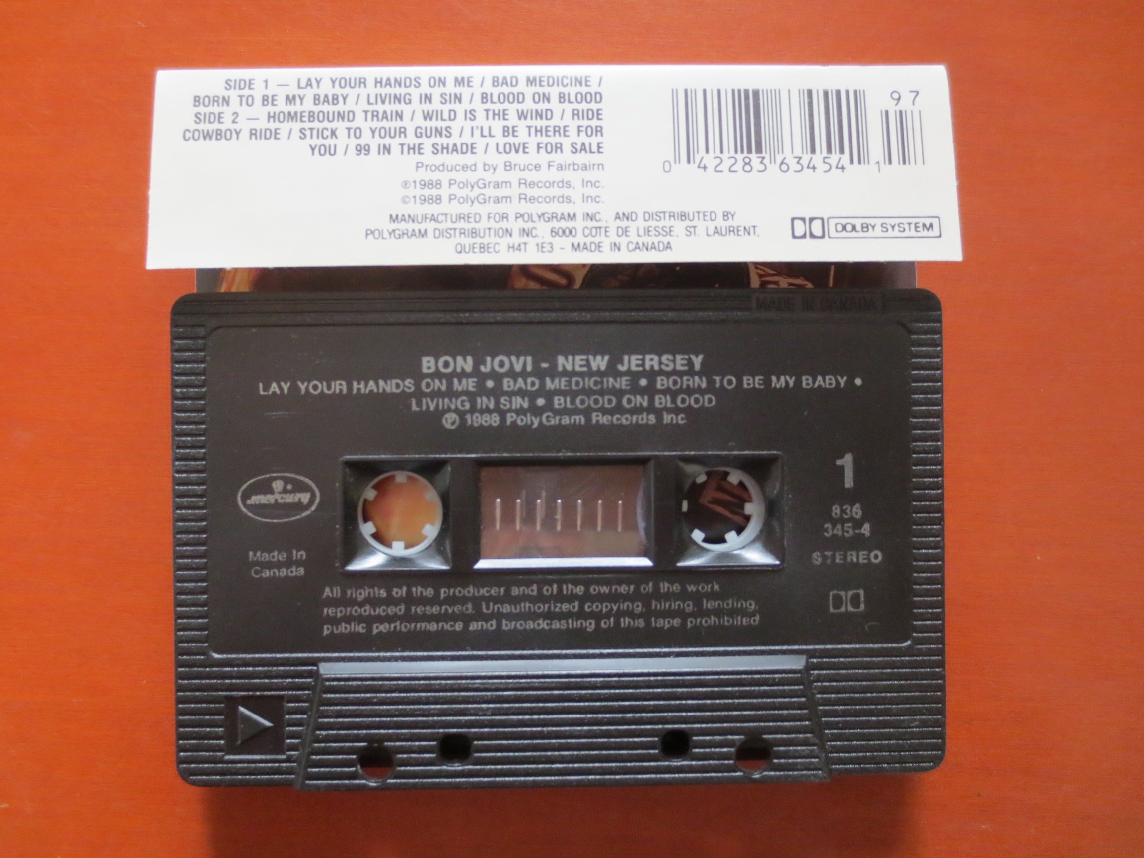 Bon Jovi – New Jersey (1988) Cassette