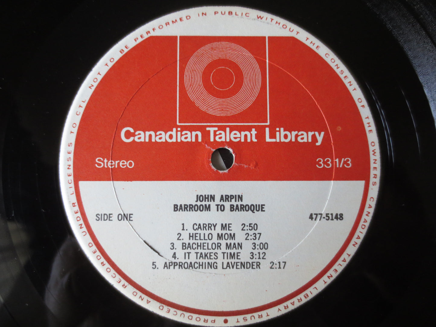 JOHN ARPIN, The PIANO, Jazz Records, Vintage Vinyl, John Arpin Records, John Arpin Albums, John Arpin lp, lps, 1971 Records