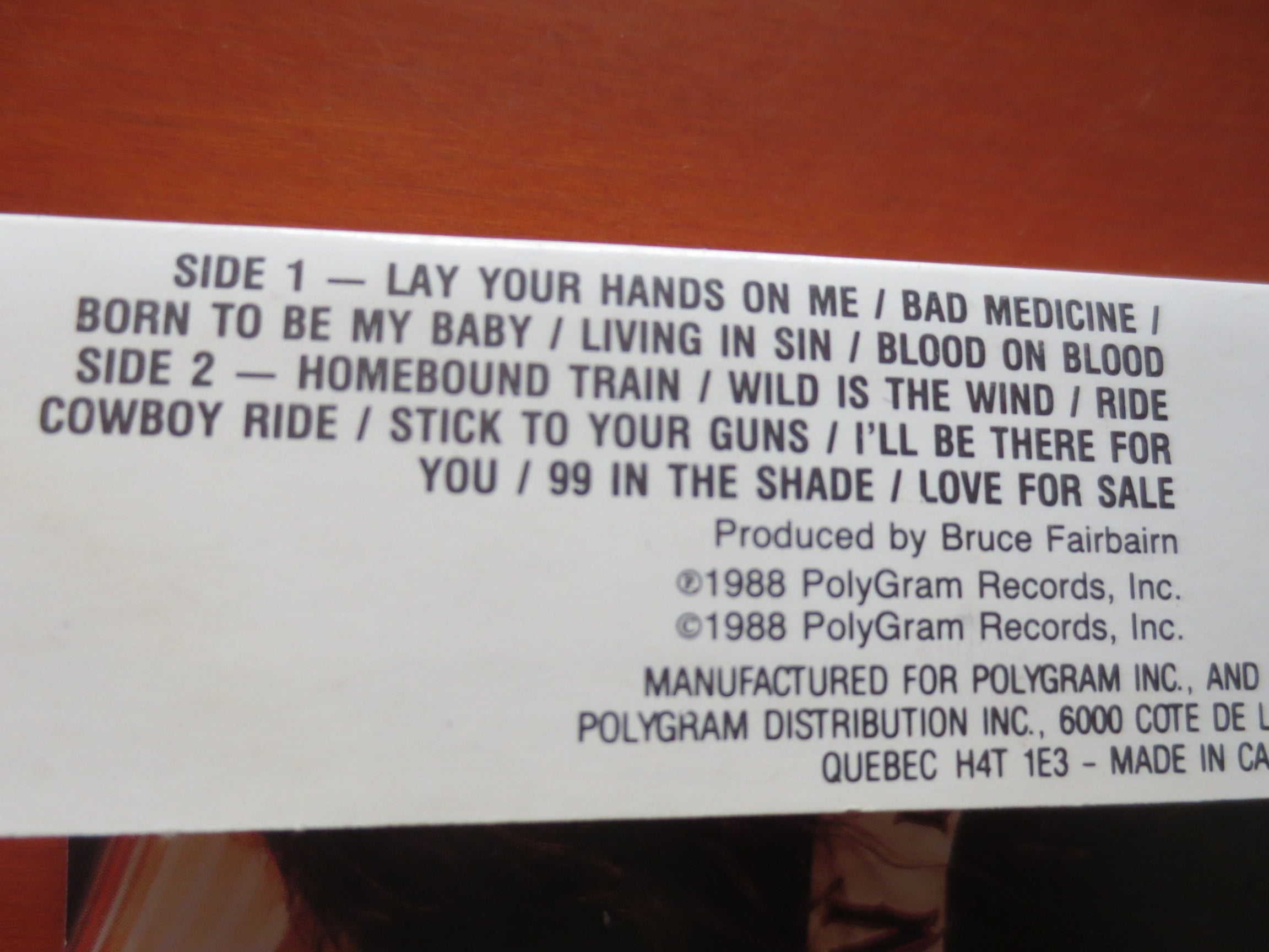 Bon Jovi – New Jersey (1988) Cassette