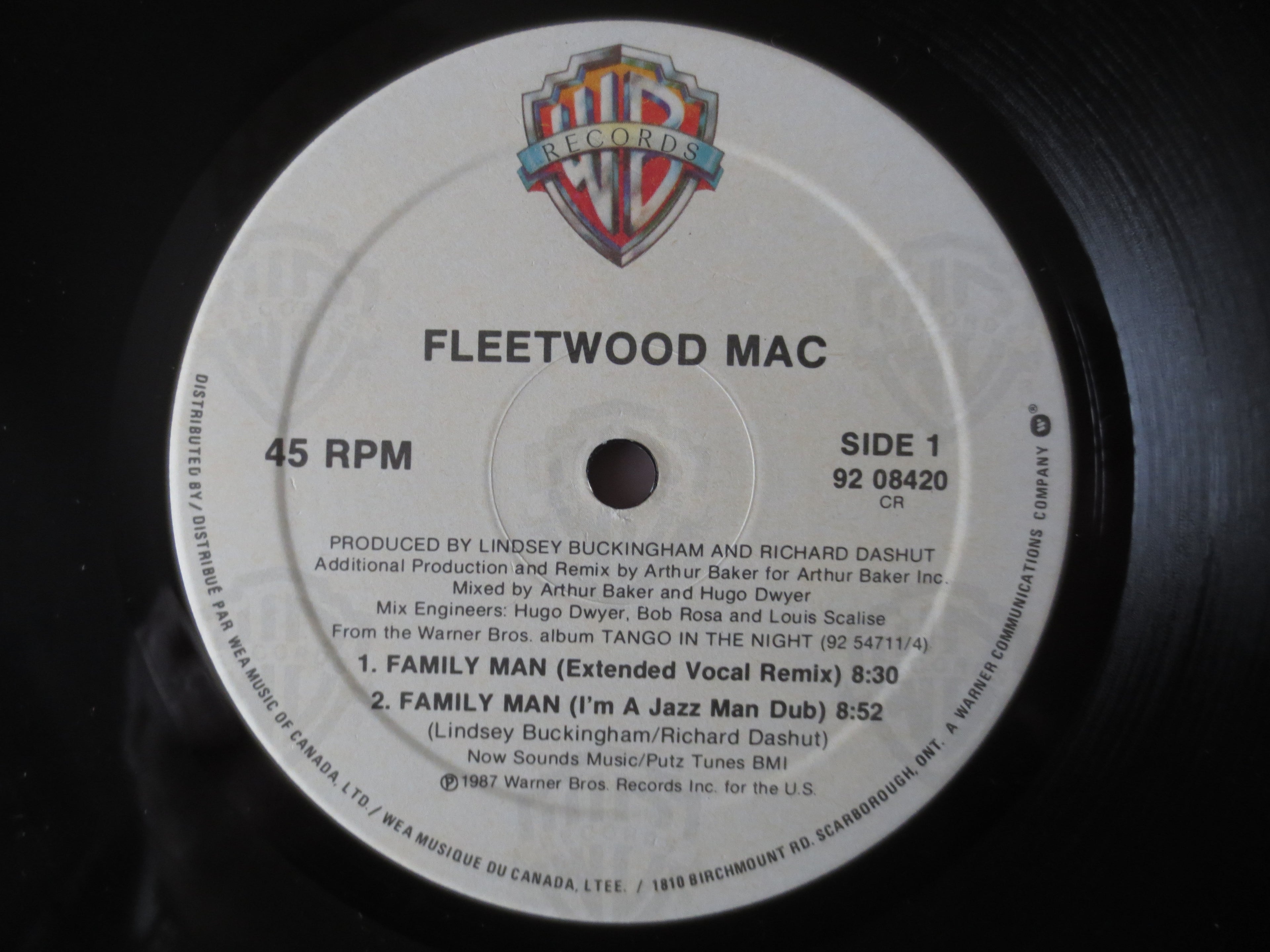 Fleetwood Mac – Family Man (1987) Vinyl Maxi-Single