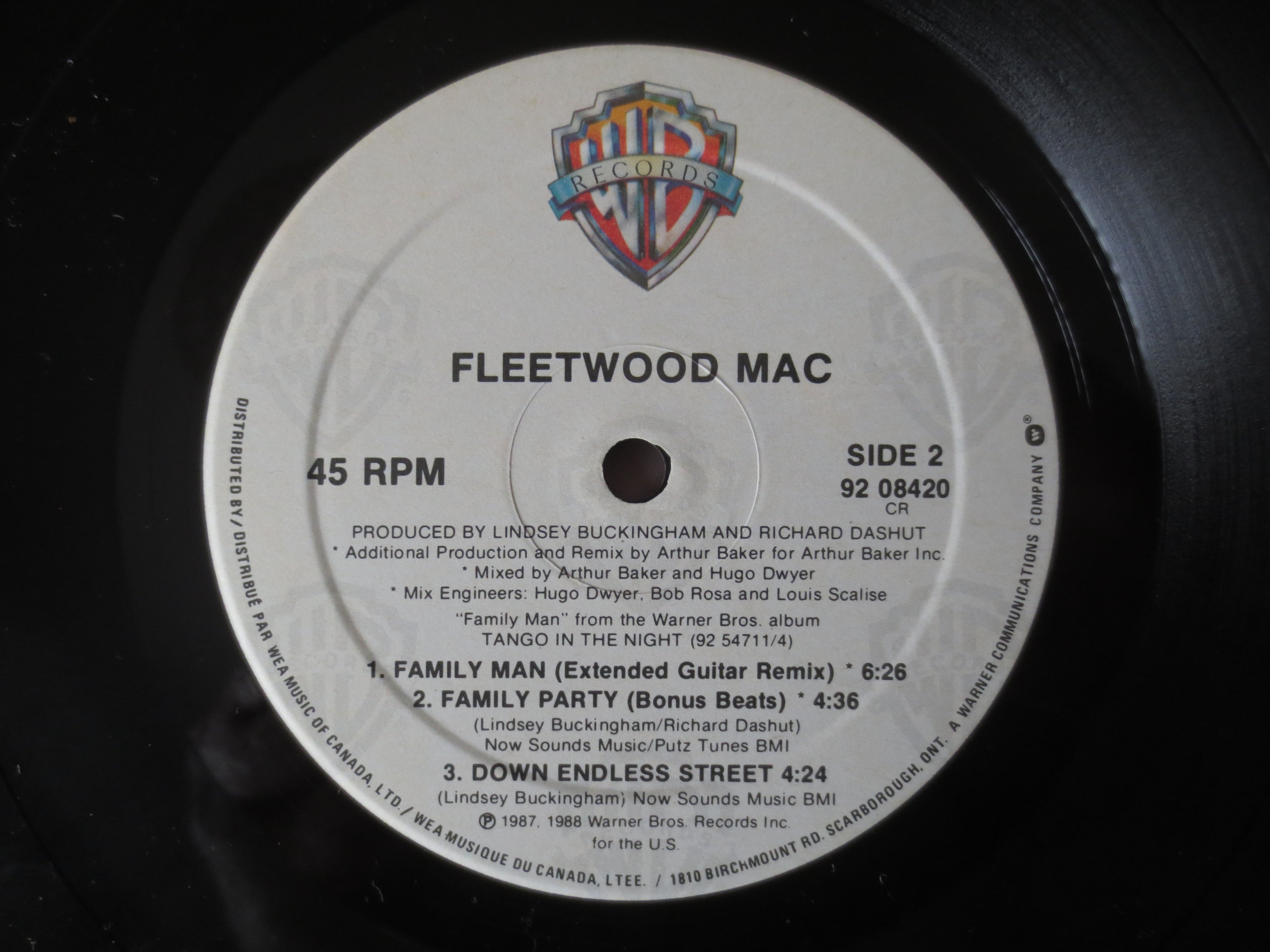 Fleetwood Mac – Family Man (1987) Vinyl Maxi-Single
