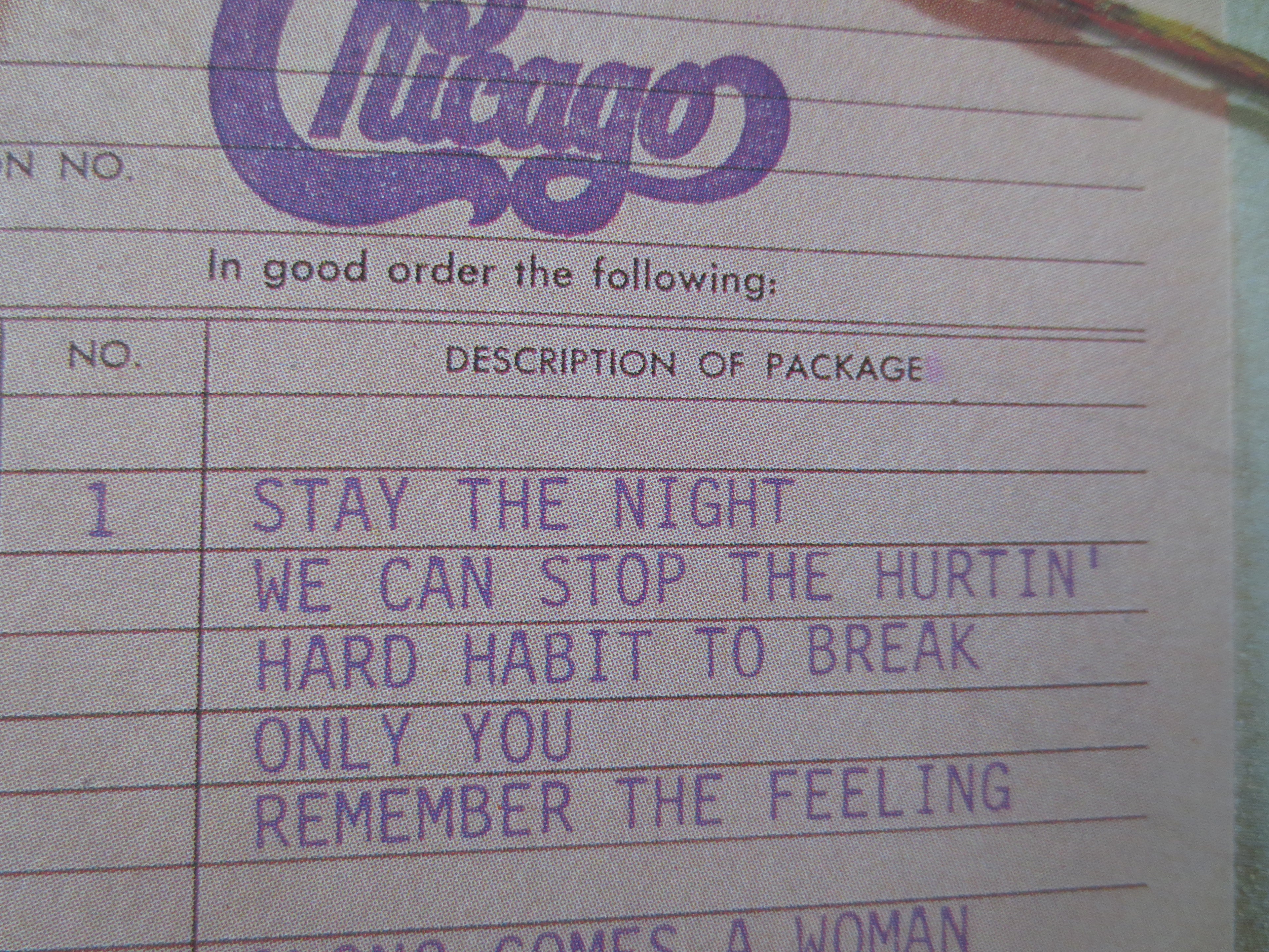 Chicago – Chicago 17 (1984) Vinyl LP