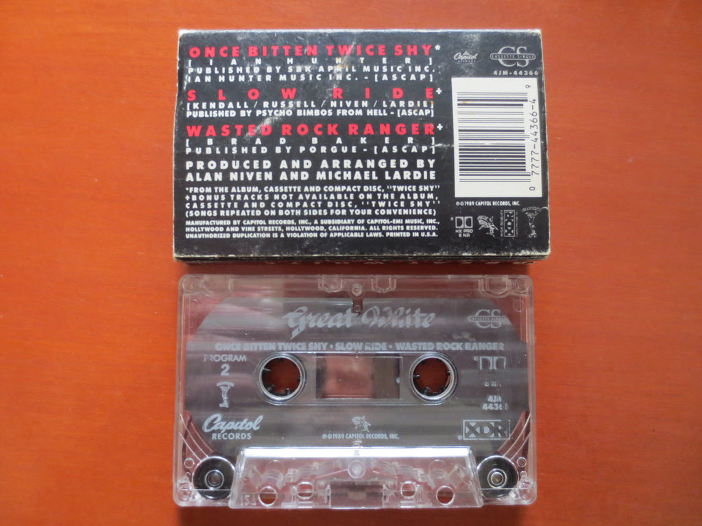 Great White – Once Bitten (1987) Cassette