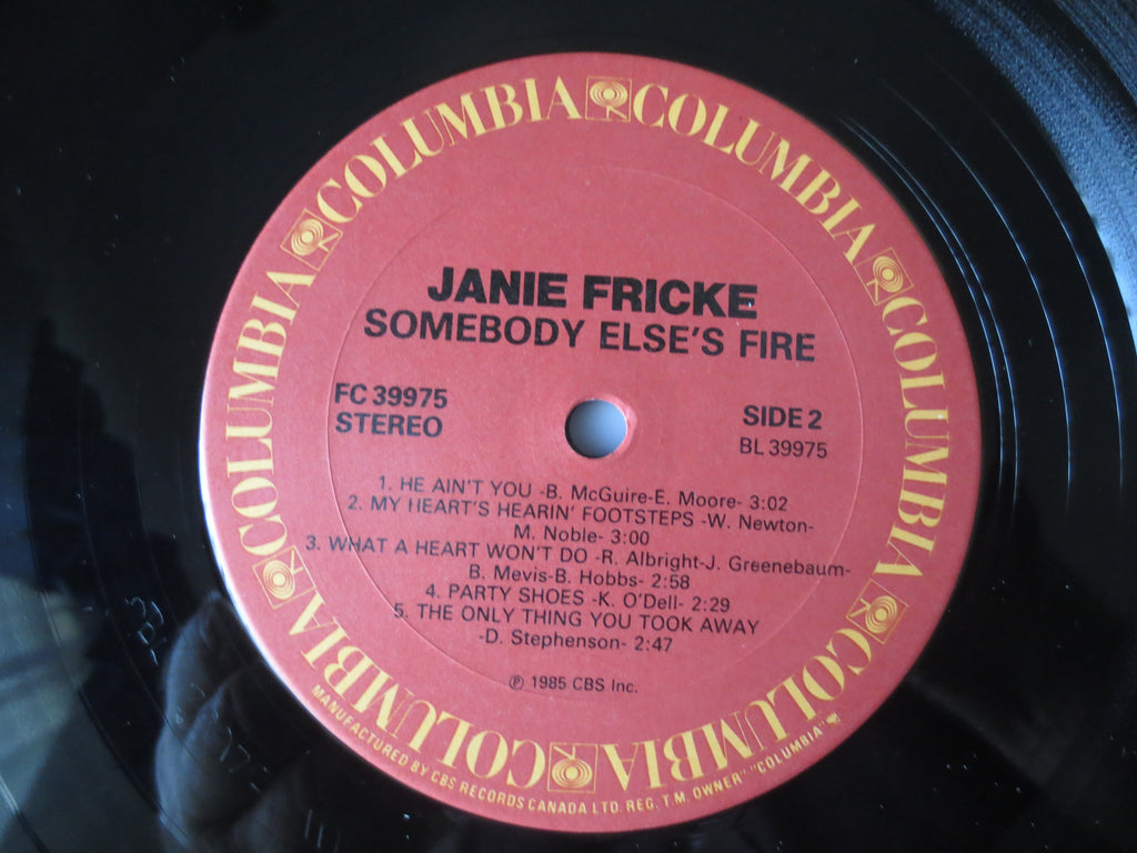 Janie Fricke – Somebody Else's Fire (1985) Vinyl LP