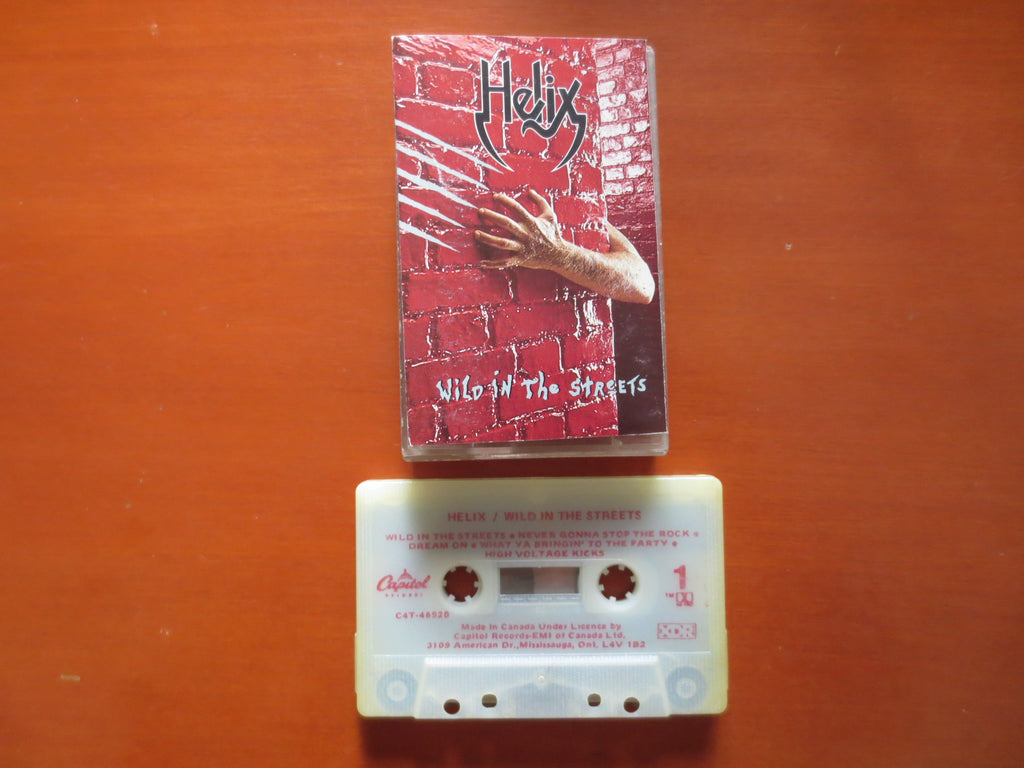 Helix – Wild in the Streets (1987) Cassette