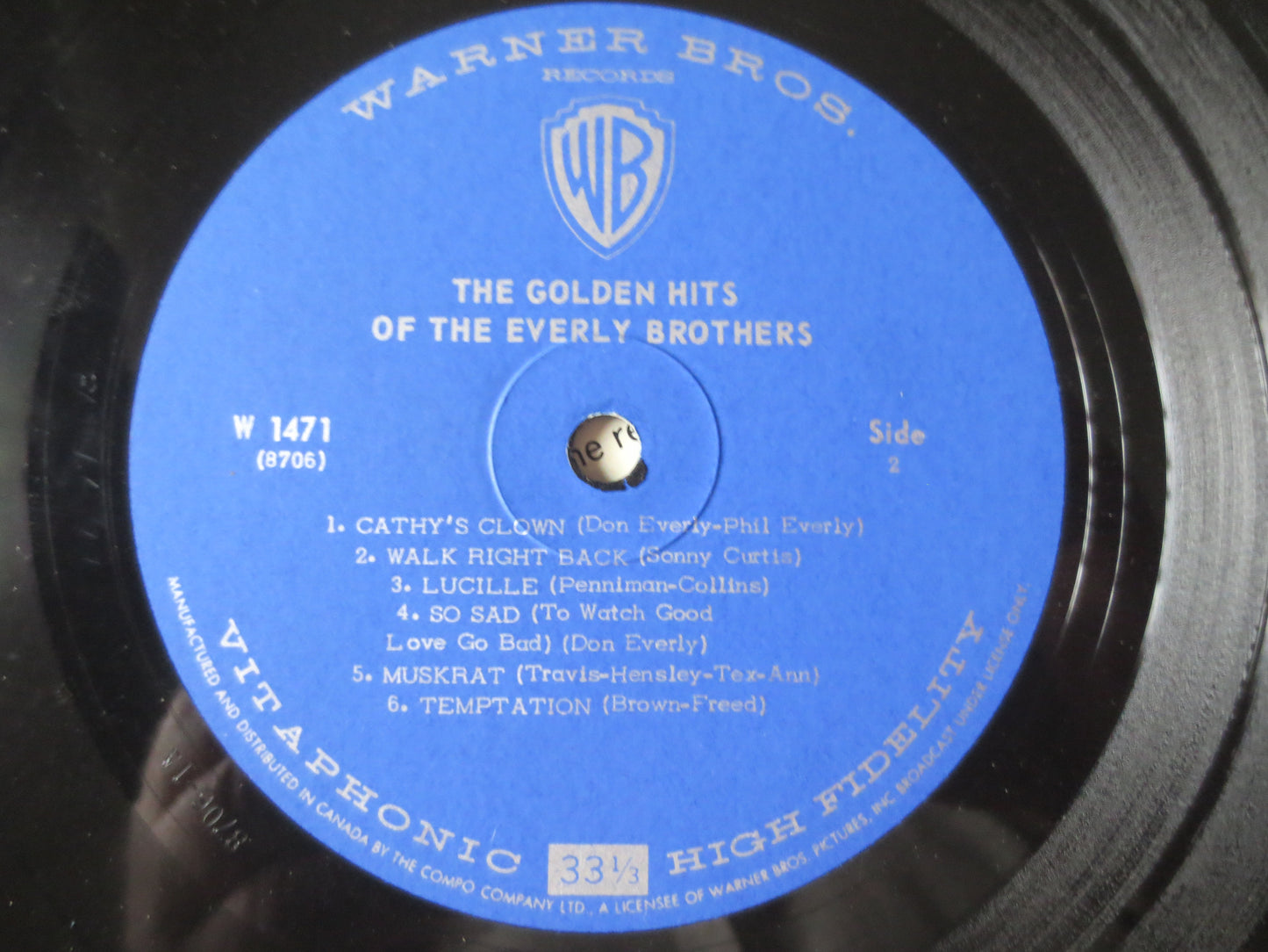 The EVERLY BROTHERS, GOLDEN Hits, Everly Brothers Lp, Pop Records, Vintage Vinyl, Record Vinyl, Vinyl Albums, 1962 Records
