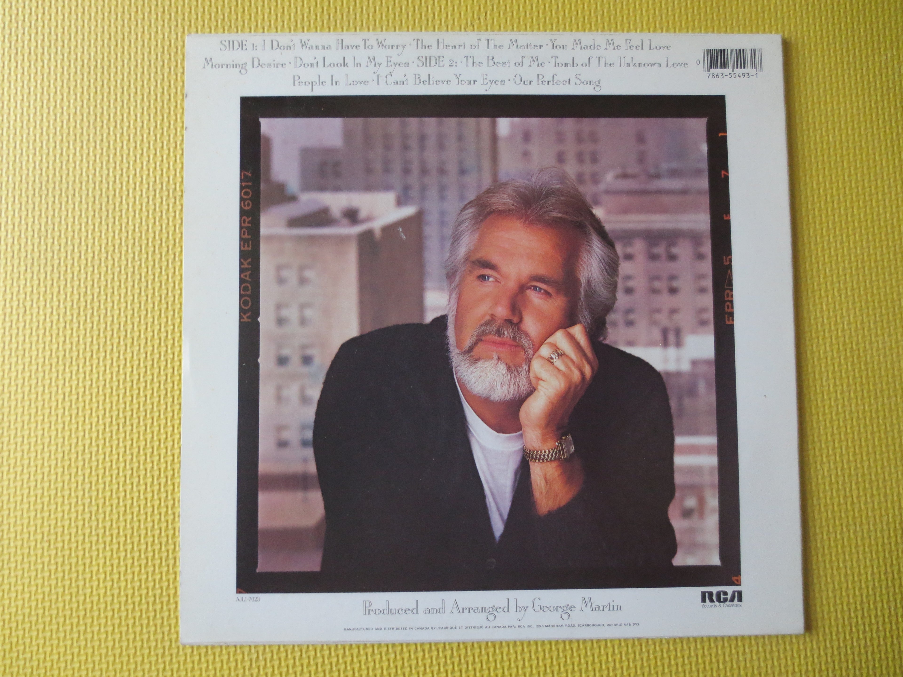 Kenny Rogers – The Heart of the Matter (1985) Vinyl LP