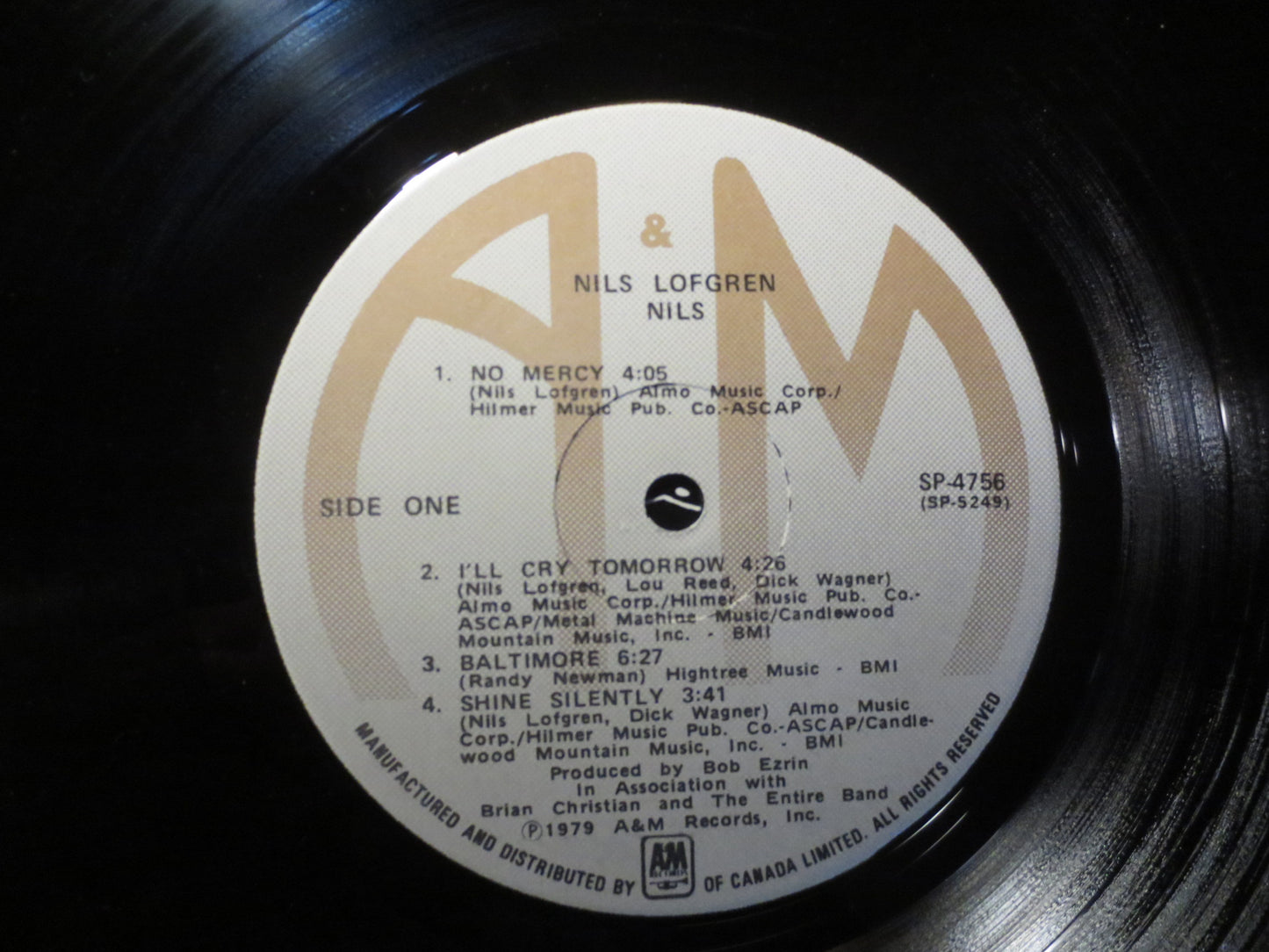 NILS LOFGREN, Nils Lofgren Album, Nils Lofgren, Nils Lofgren Lp, Vintage Vinyl, Records, Vinyl Records, 1979 Records