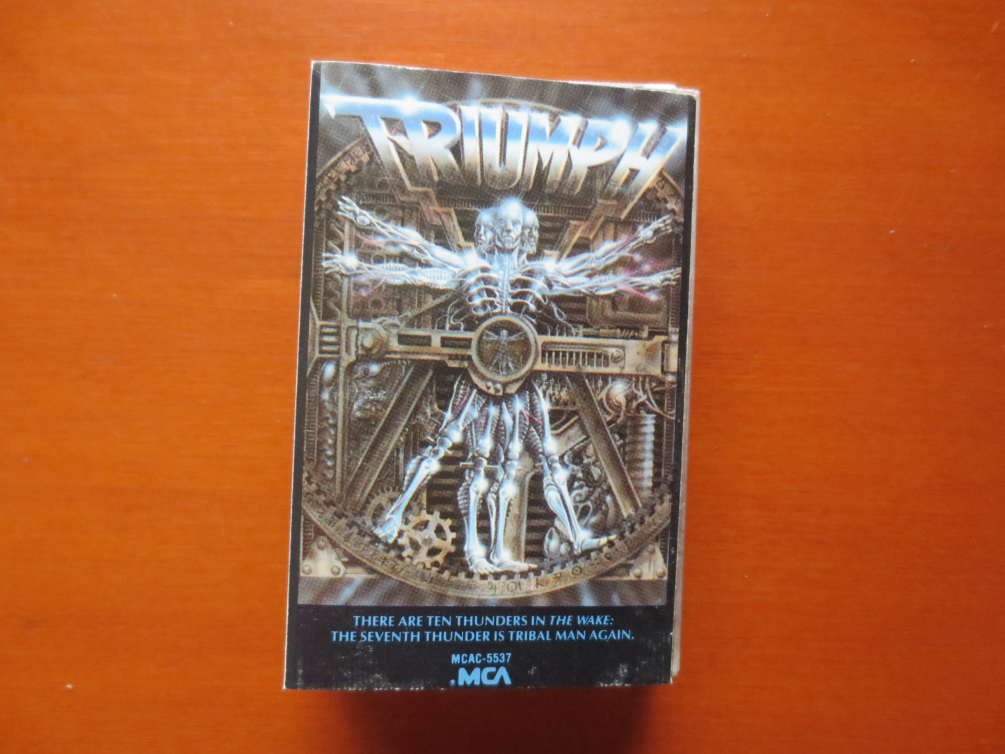 TRIUMPH Tape, THUNDER Seven Tape, TRIUMPH Album, Triumph Music, Triumph Song, Tape Cassette, Rock Cassette, 1984 Cassette