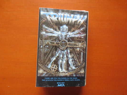 TRIUMPH Tape, THUNDER Seven Tape, TRIUMPH Album, Triumph Music, Triumph Song, Tape Cassette, Rock Cassette, 1984 Cassette