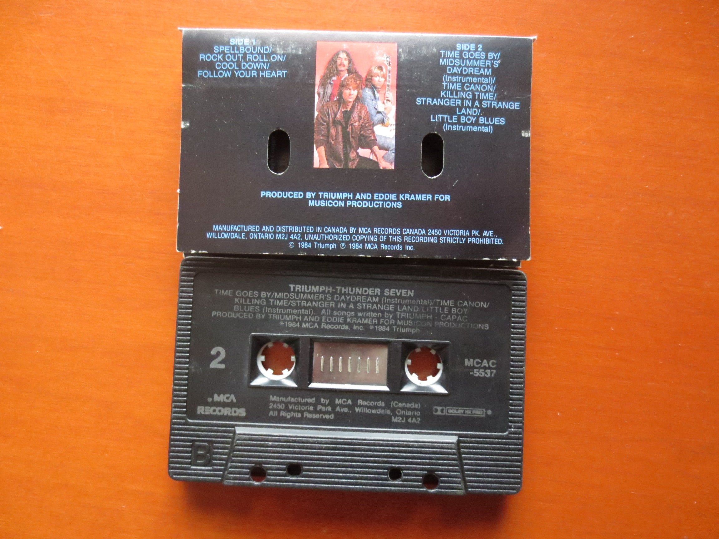 Triumph – Thunder Seven (1984) Cassette