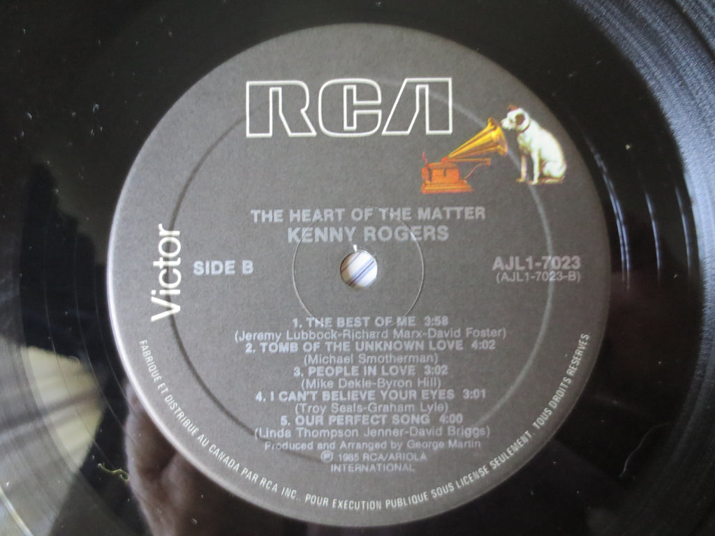 Kenny Rogers – The Heart of the Matter (1985) Vinyl LP