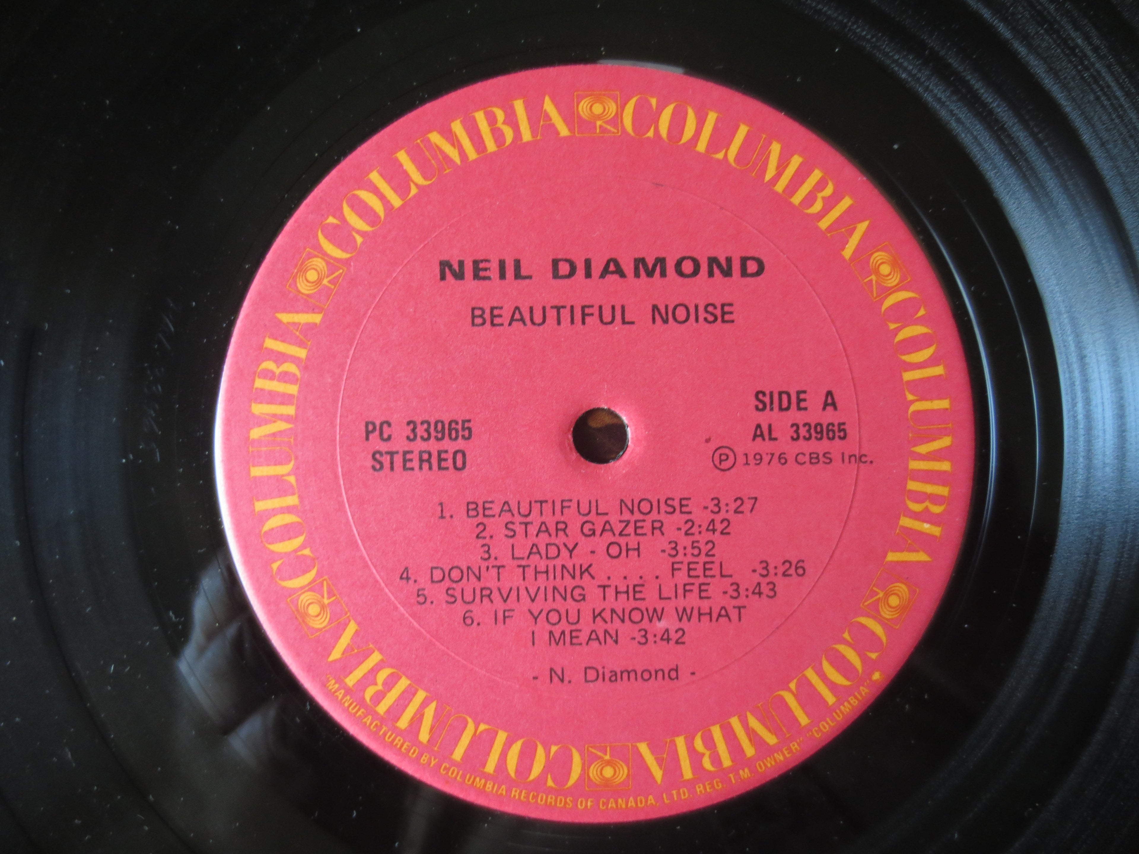 Neil Diamond – Beautiful Noise (1976) Vinyl LP