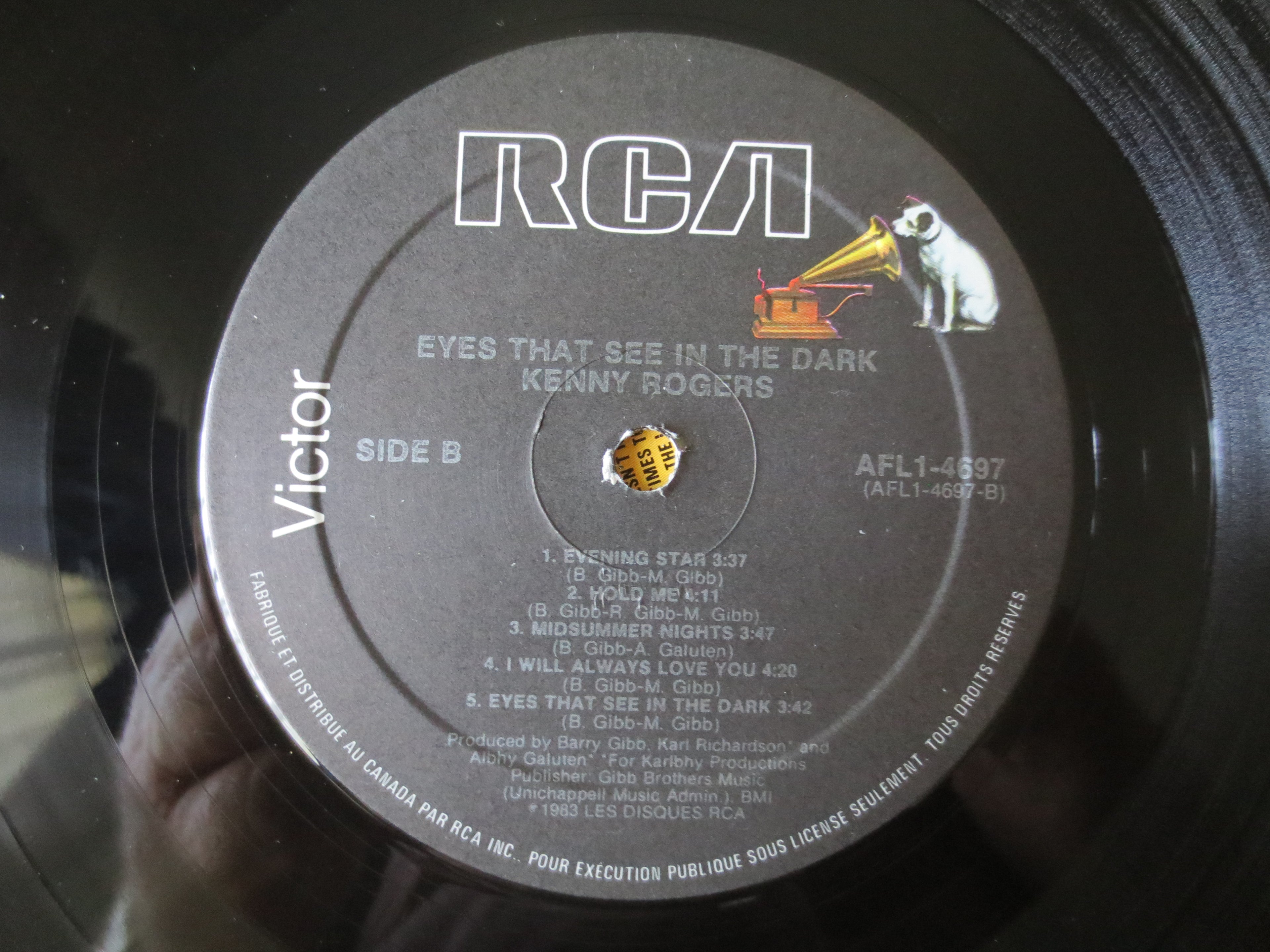 Kenny Rogers – Eyes That See in the Dark (1983) Vinyl LP