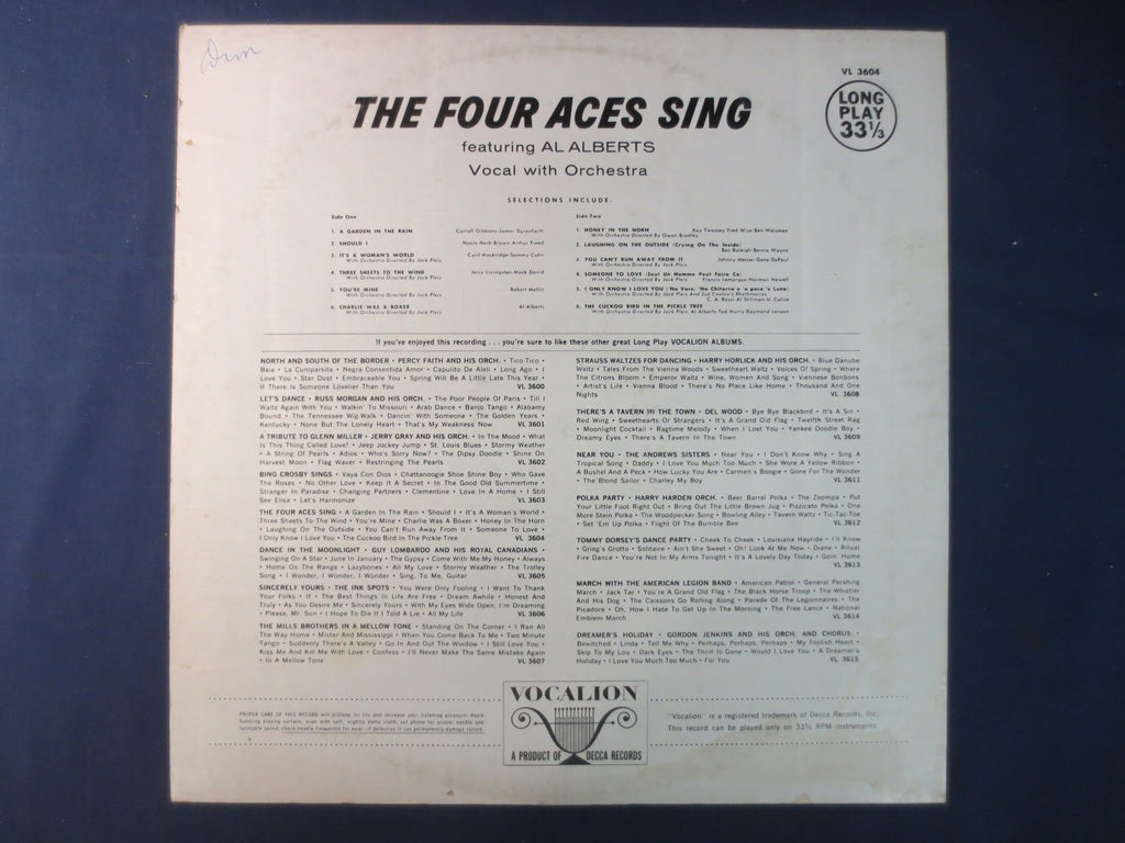 The Four Aces – The Four Aces Sing (1958) Vinyl LP
