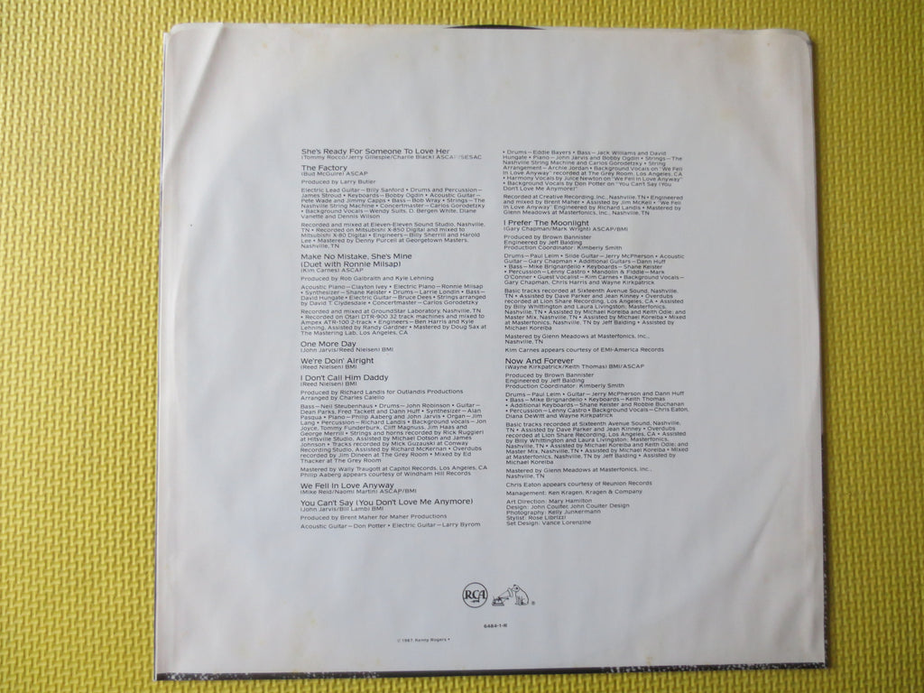 Kenny Rogers – I Prefer the Moonlight (1987) Vinyl LP