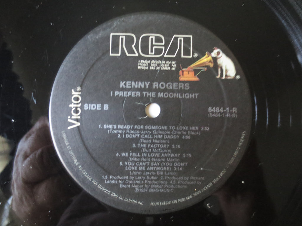 Kenny Rogers – I Prefer the Moonlight (1987) Vinyl LP