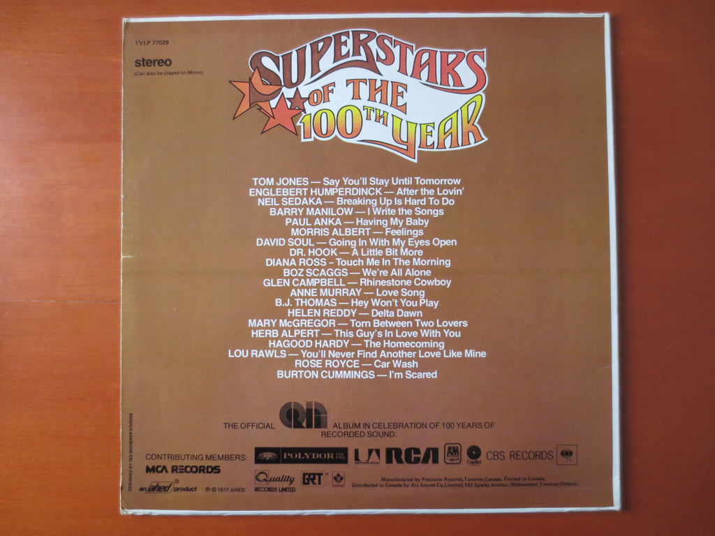Superstars of the 100th Year (1977) Vinyl LP