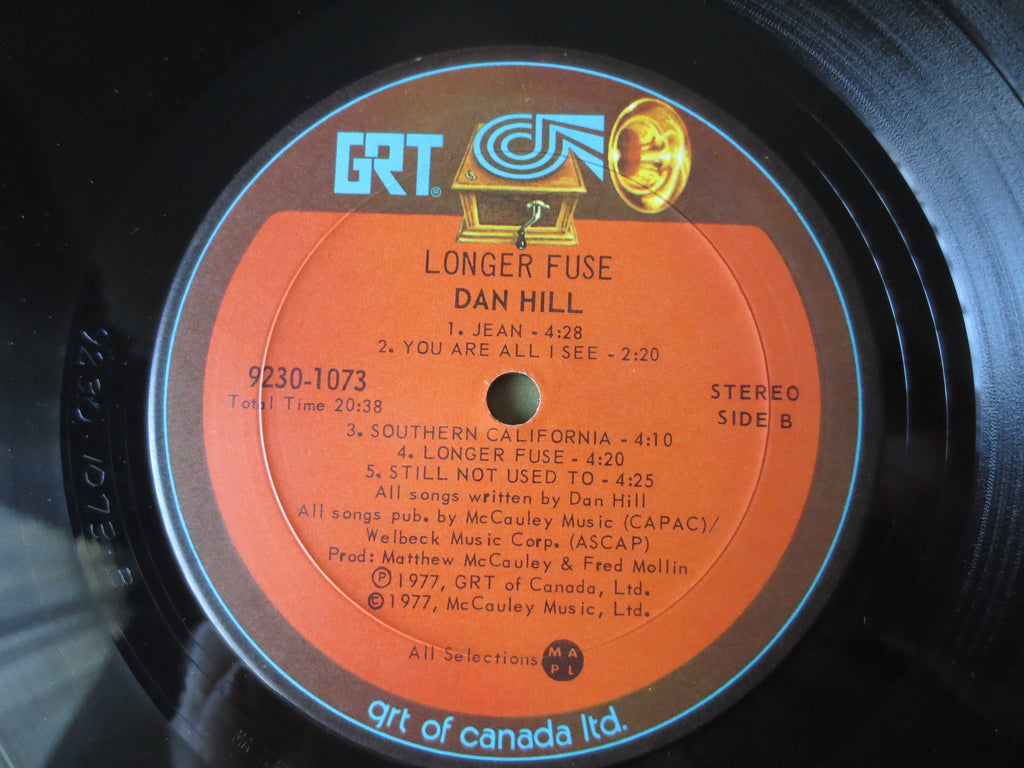 Dan Hill – Longer Fuse (1977) Vinyl LP