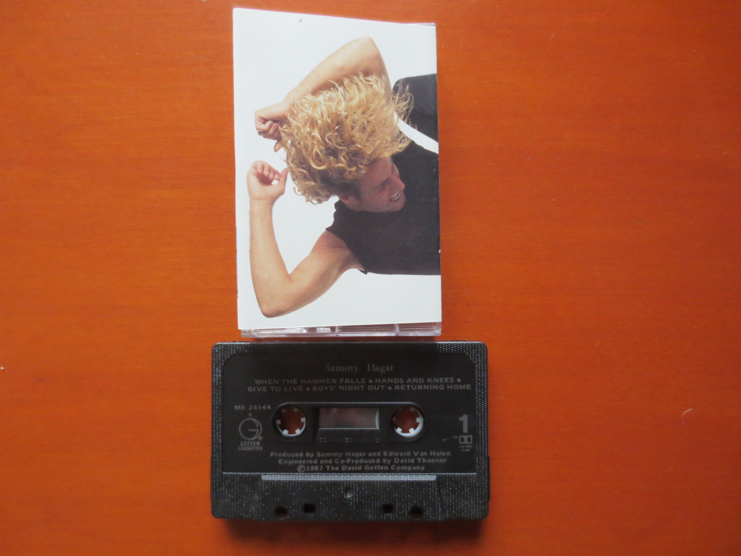 SAMMY HAGAR Tape, SAMMY Hagar Album, Sammy Hagar Music, Sammy Hagar Song, Tape Cassette, Rock Cassette, 1987 Cassette