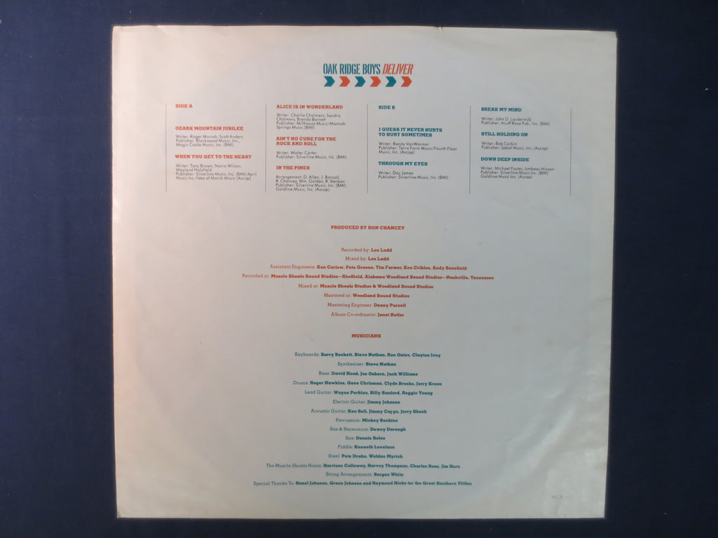 The Oak Ridge Boys – Deliver (1983) Vinyl LP