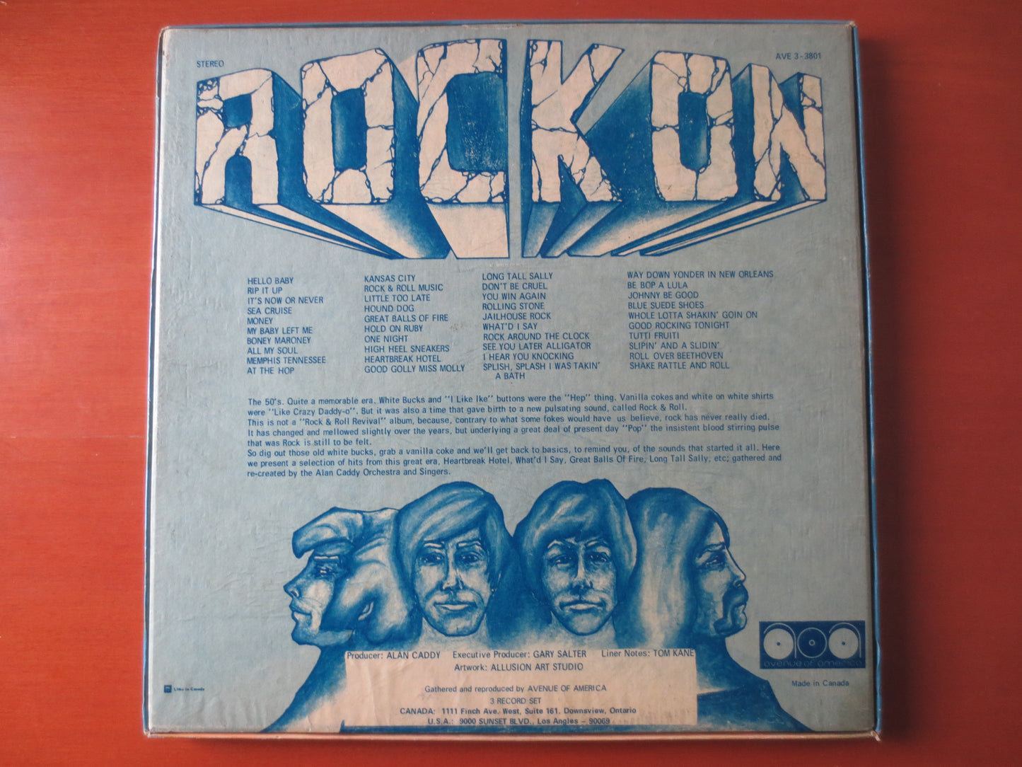 ROCK On, 3 DISC BOXED Set, Rock Albums, Vintage Vinyl, Records, Vinyl Records, Vinyl Albums, Rock Records, Lp, 1972 Records