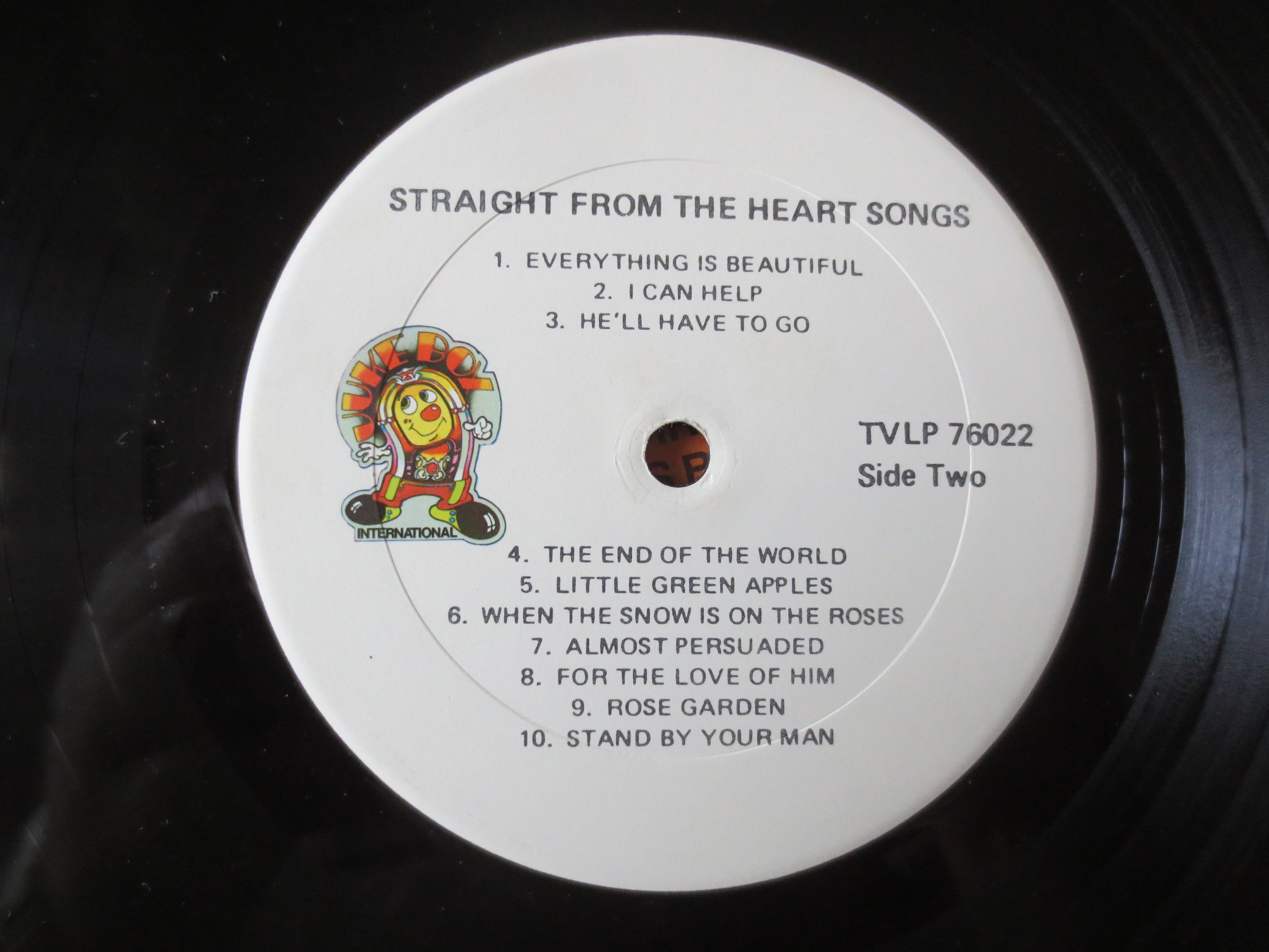Straight from the Heart – Songs (1976) Vinyl LP