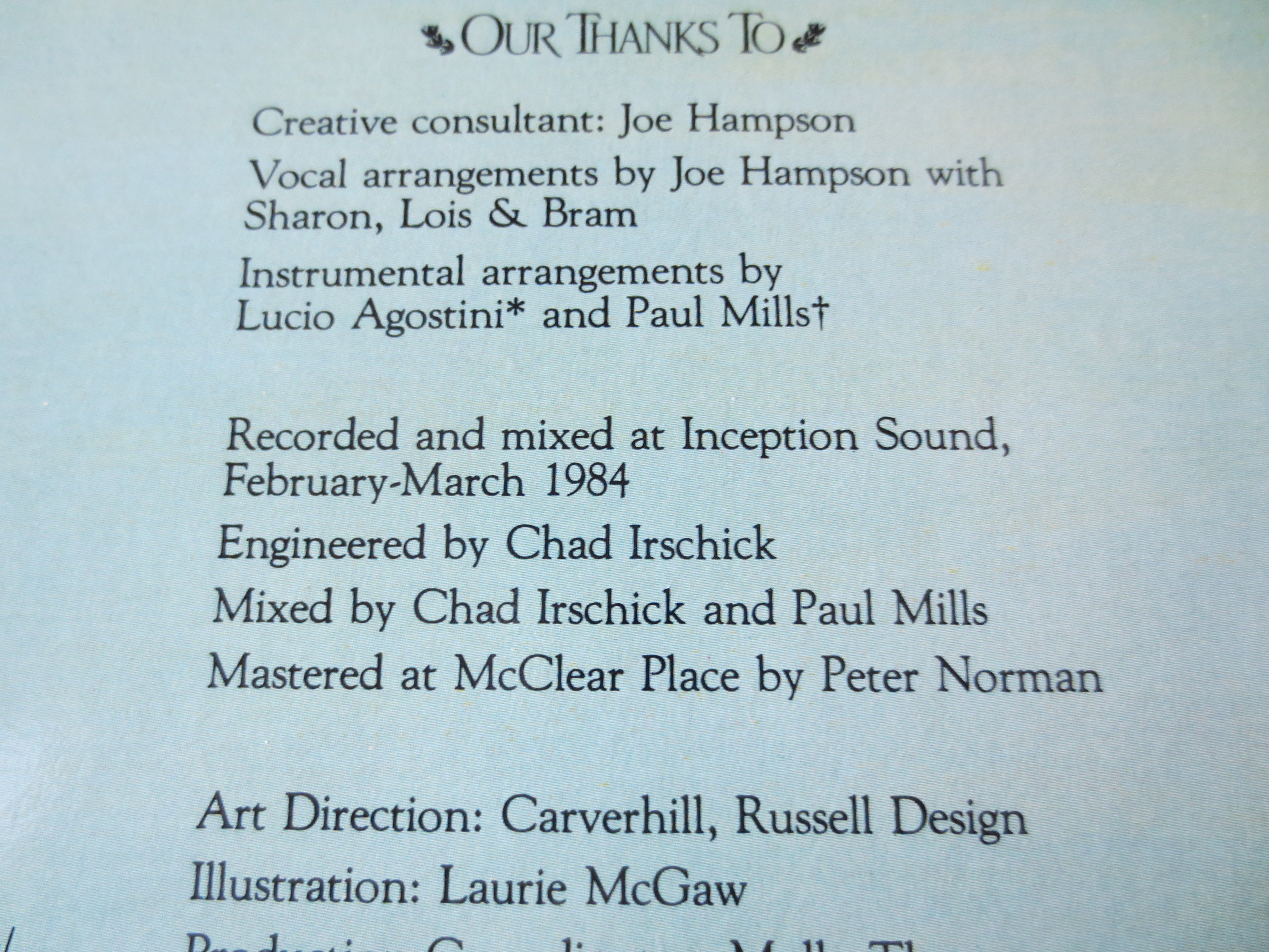 Sharon, Lois & Bram – Mainly Mother Goose (1984) Vinyl LP
