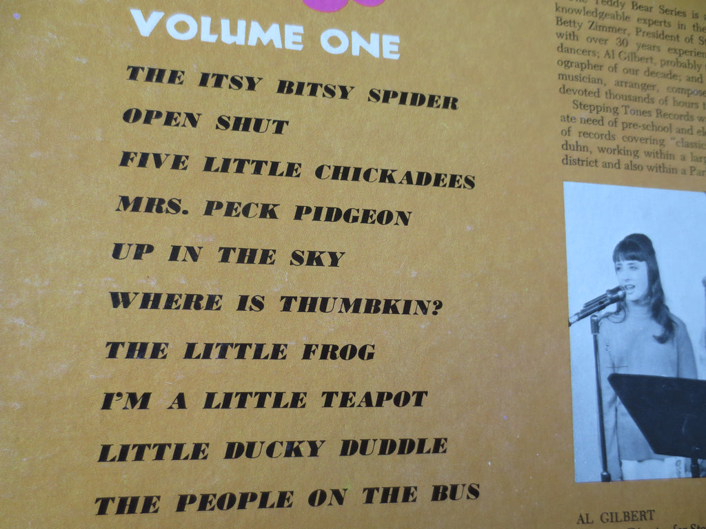 Stepping Tones – Children's Creative Play Songs Volume One (1970s) Vinyl LP
