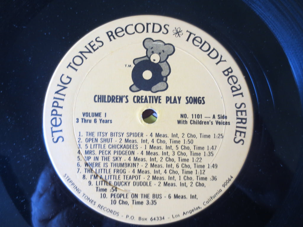 Stepping Tones – Children's Creative Play Songs Volume One (1970s) Vinyl LP