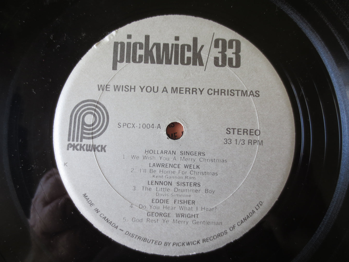 We WISH You A MERRY CHRISTMAS, Christmas Songs, Christmas Record, Christmas Vinyl, Christmas Lp, Vintage Vinyl, 1968 Record