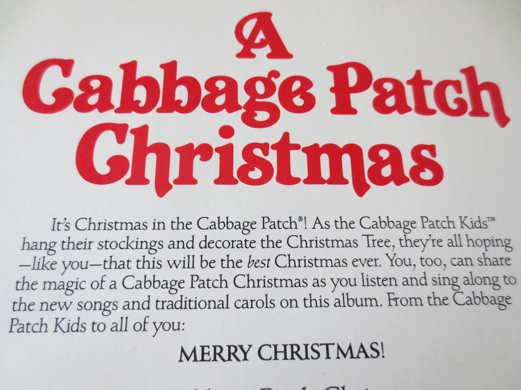 Cabbage Patch Kids – A Cabbage Patch Christmas (1984) Vinyl LP